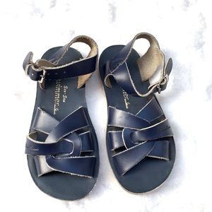Blue sun sand  saltwater sandals Navy blue size 11